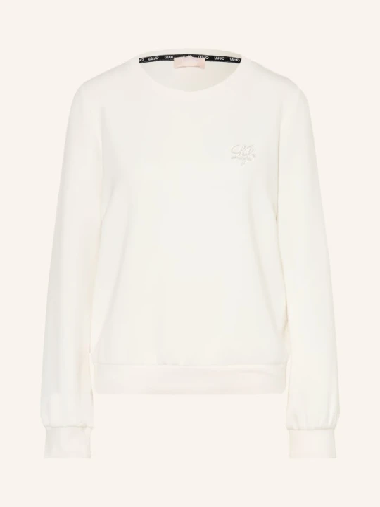 Zdjęcie produktu Liu Jo Bluza Z Kamieniami Ozdobnymi weiss BIAŁY