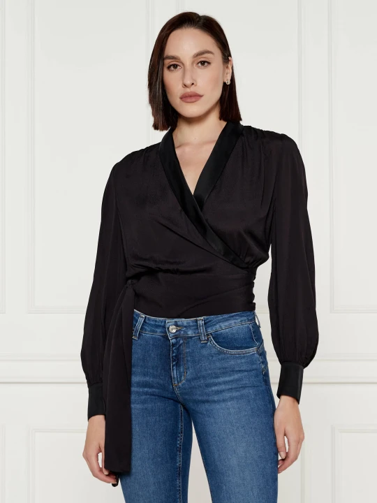 Zdjęcie produktu Liu Jo Bluzka | Slim Fit czarny