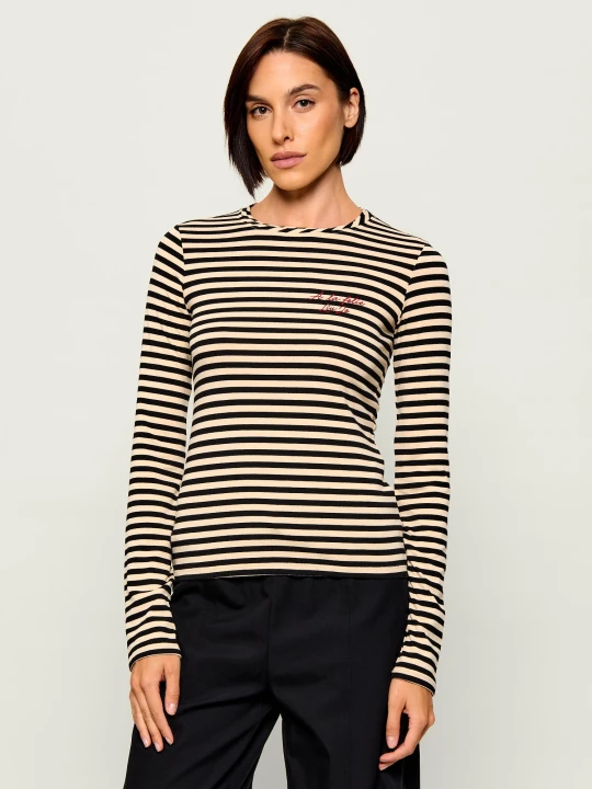 Zdjęcie produktu Liu Jo Bluzka | Slim Fit beżowy