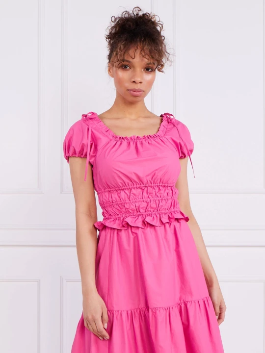 Zdjęcie produktu Liu Jo Bluzka TUNIC/BLOUSE | Cropped Fit różowy