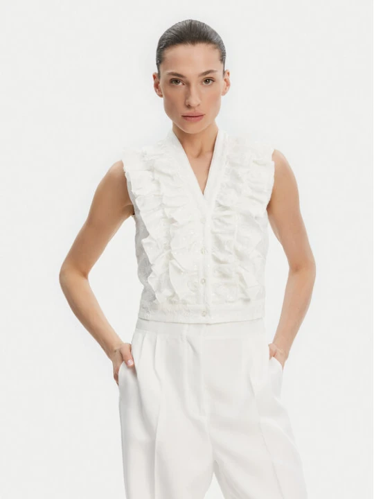 Zdjęcie produktu Liu Jo Bluzka WA5403 T4281 Biały Regular Fit