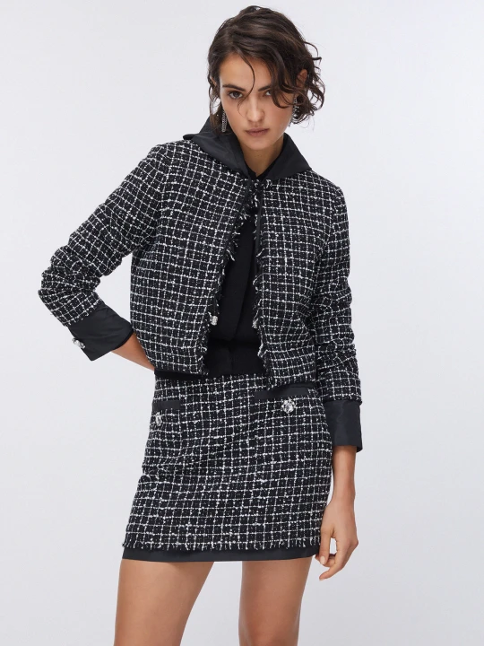 Zdjęcie produktu Liu Jo Bouclè Boxy Jacket czarny