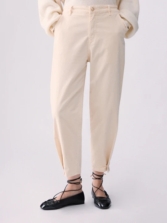 Zdjęcie produktu Liu Jo Trousers Boyfriend In Velvet Angora