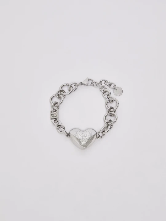 Zdjęcie produktu Liu Jo Bracelet With Heart Engraved srebrny