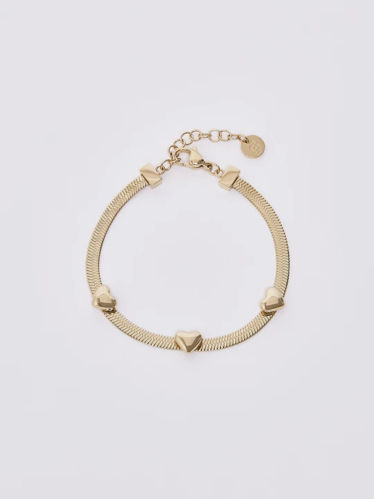 Zdjęcie produktu Liu Jo Bracelet With Small Hearts złoty