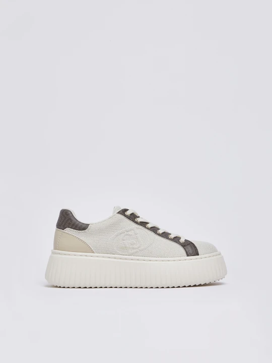 Zdjęcie produktu Liu Jo Canvas Sneakers With Maxi-logo