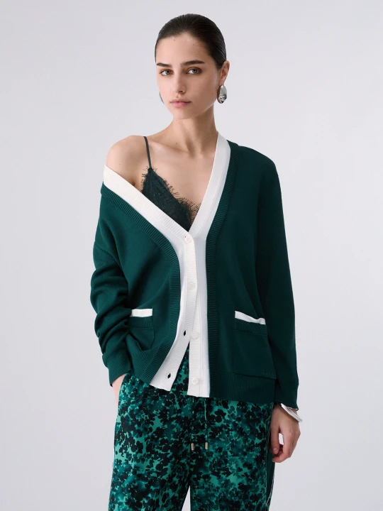 Zdjęcie produktu Liu Jo Cardigan Two-tone zielony