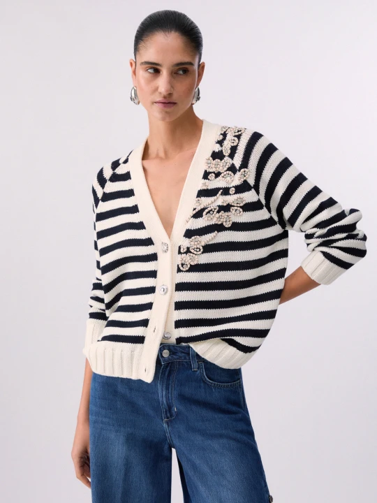 Zdjęcie produktu Liu Jo Cardigan With Jewel Embroidery