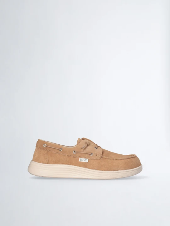 Zdjęcie produktu Liu Jo Casual Suede Loafers Dark Beige