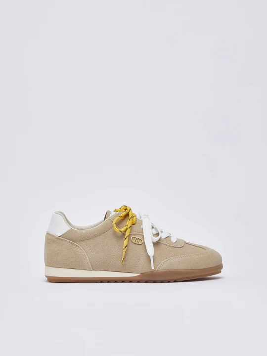 Zdjęcie produktu Liu Jo Casual Suede Sneakers beżowy