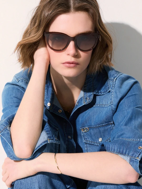 Zdjęcie produktu Liu Jo Cat-eye Sunglasses brązowy