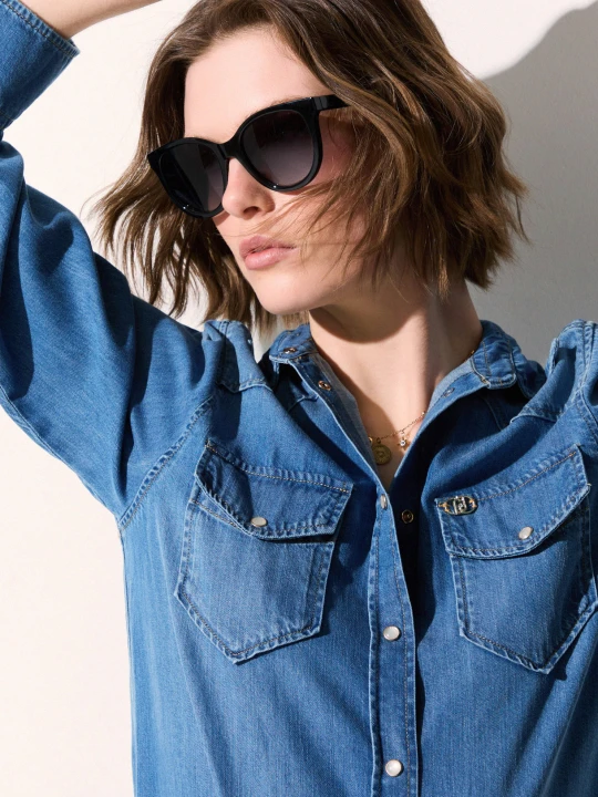 Zdjęcie produktu Liu Jo Cat-eye Sunglasses czarny