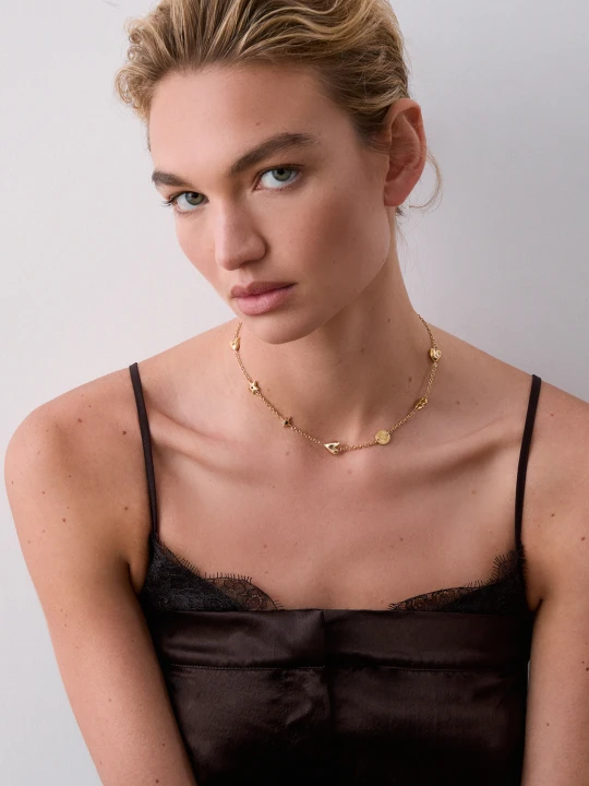 Zdjęcie produktu Liu Jo Charm Necklace Gold Colour
