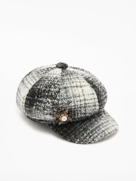 Zdjęcie produktu Liu Jo Check Hat With Brooch