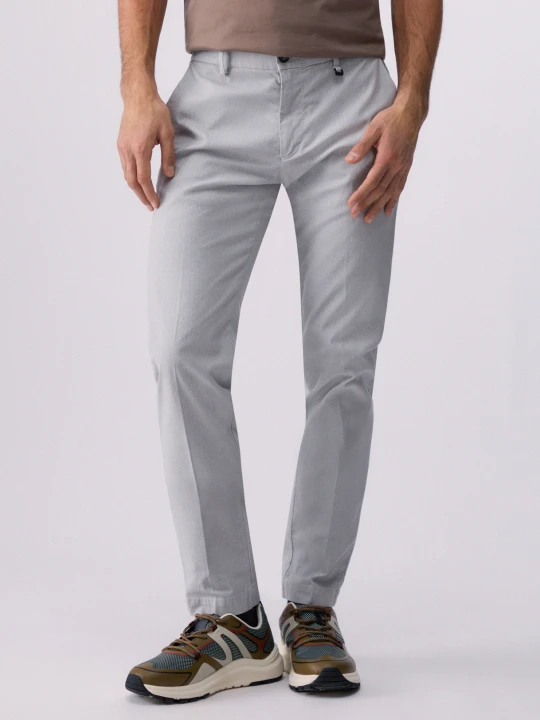 Zdjęcie produktu Liu Jo Chevron Chinos Ice Grey