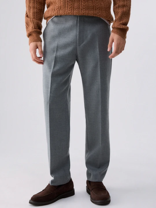 Zdjęcie produktu Liu Jo Chino Trousers Regular Fit Grey Mélange