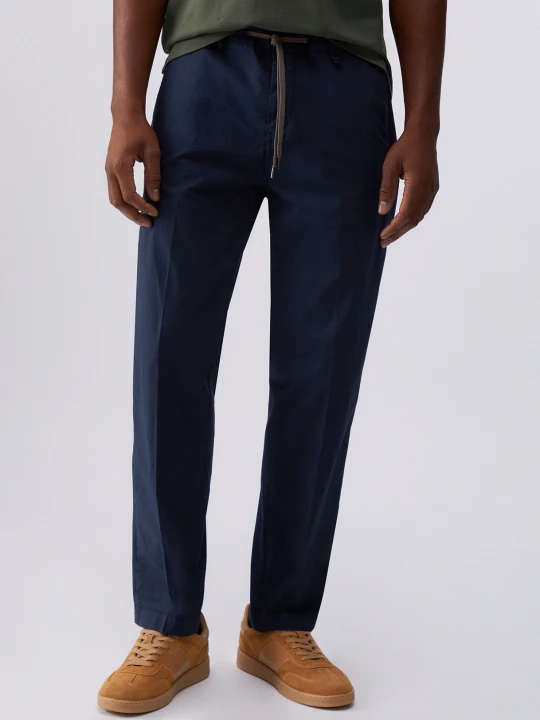 Zdjęcie produktu Liu Jo Chinos With Drawstring Dark Blue