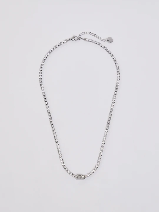 Zdjęcie produktu Liu Jo Choker Necklace Tennis With Rhinestones srebrny