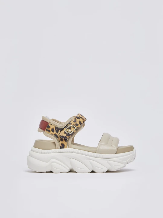 Zdjęcie produktu Liu Jo Chunky Sandals With Animal-print Detailing