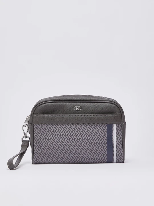 Zdjęcie produktu Liu Jo Clutch Bag With Monogram Logo szary