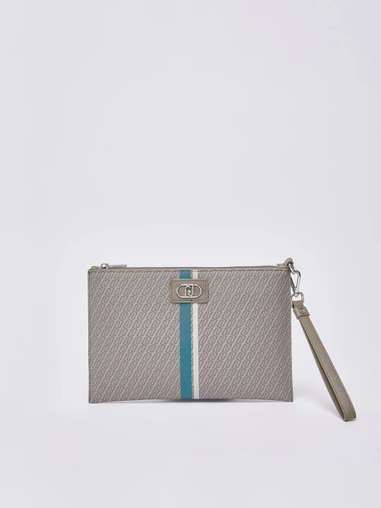 Zdjęcie produktu Liu Jo Clutch Bag With Monogram Logo zielony