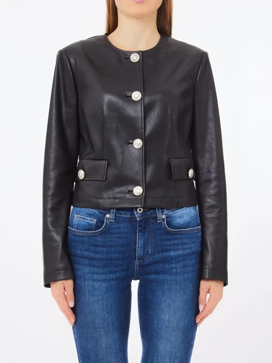 Zdjęcie produktu Liu Jo Coated Fabric Jacket czarny