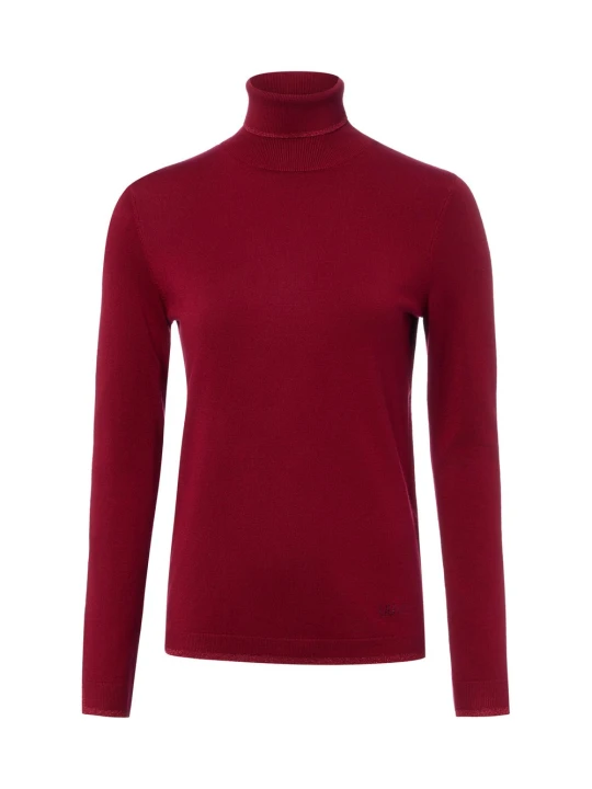 Zdjęcie produktu Liu Jo Collection bluzka z golfem Kobiety wiskoza czerwony