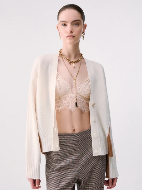 Zdjęcie produktu Liu Jo Color-block Wool Cardigan