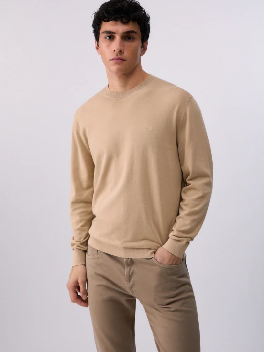 Zdjęcie produktu Liu Jo Cotton Crepe Pullover beżowy