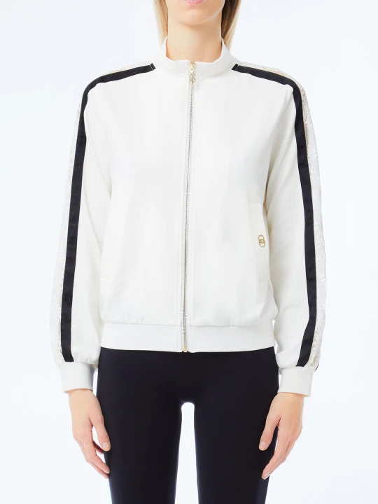 Zdjęcie produktu Liu Jo Cotton Sweatshirt With Lace biały