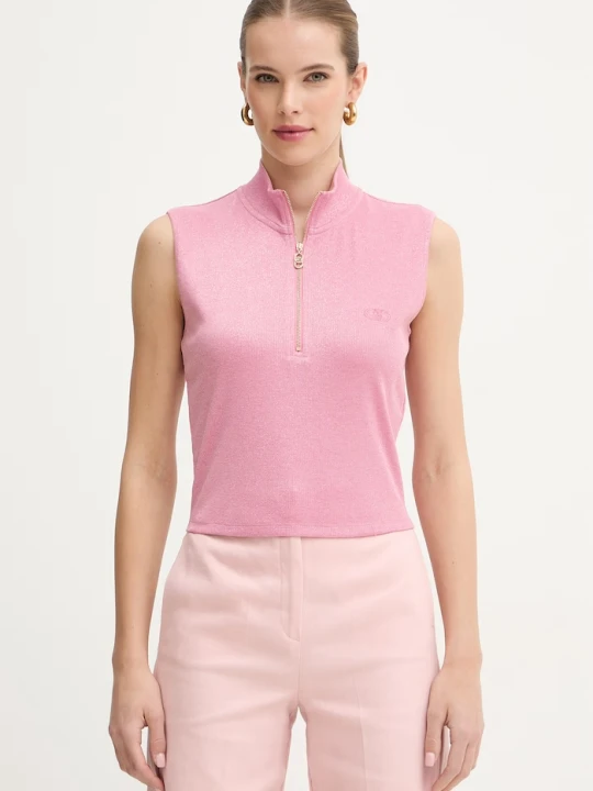 Zdjęcie produktu Liu Jo crop top damski różowy