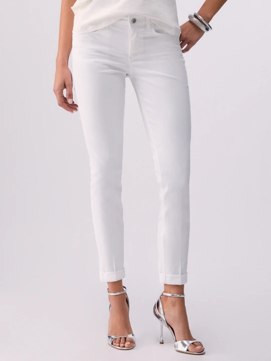 Zdjęcie produktu Liu Jo Cropped Skinny Trousers biały