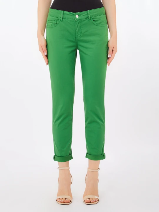 Zdjęcie produktu Liu Jo Cropped Skinny Trousers zielony