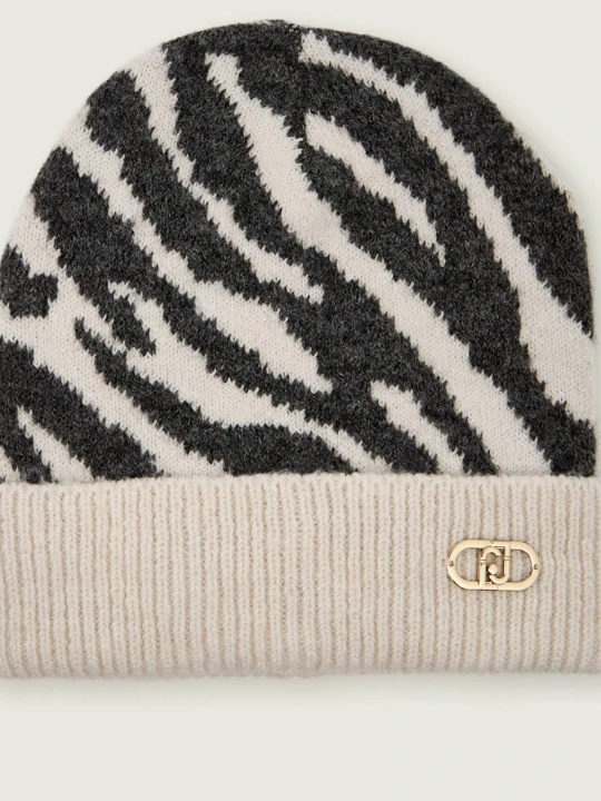 Zdjęcie produktu Liu Jo Czapka Zebra grafitowy