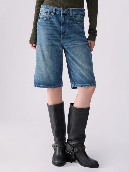 Zdjęcie produktu Liu Jo Denim Bermuda Shorts Blue Denim