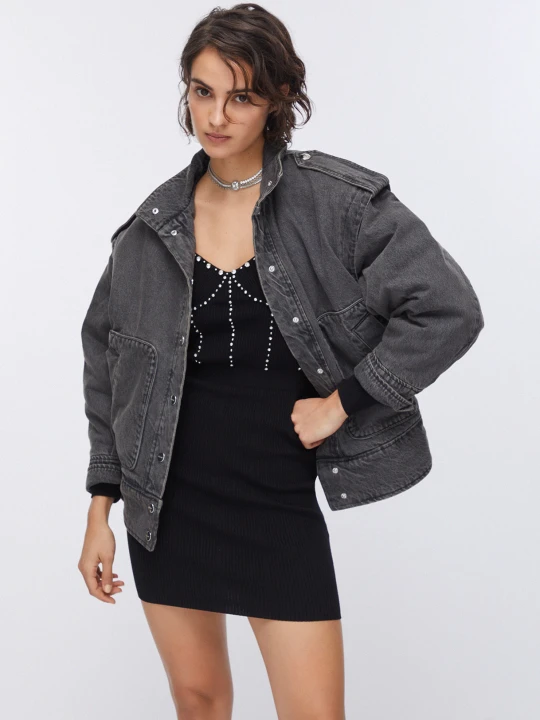 Zdjęcie produktu Liu Jo Denim Jacket With Embroidery On The Back