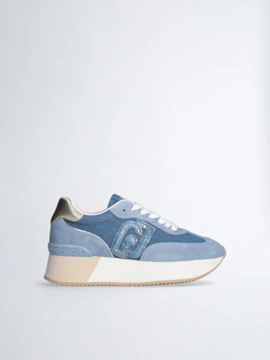 Zdjęcie produktu Liu Jo Denim Platform Sneakers niebieski
