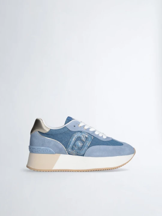 Zdjęcie produktu Liu Jo Denim Platform Sneakers niebieski