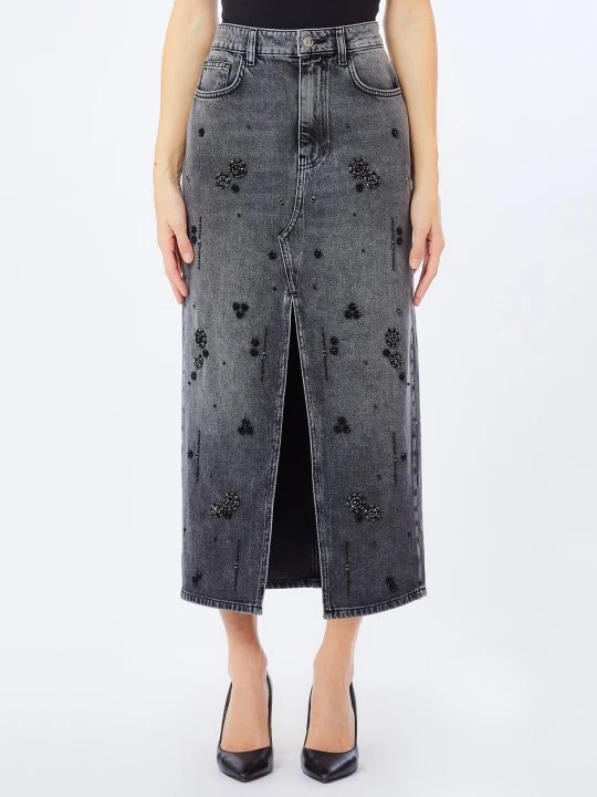 Zdjęcie produktu Liu Jo Denim Skirt With Gemstones