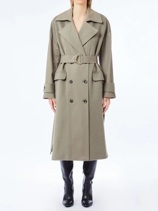 Zdjęcie produktu Liu Jo Double-breasted Wool Trench Coat