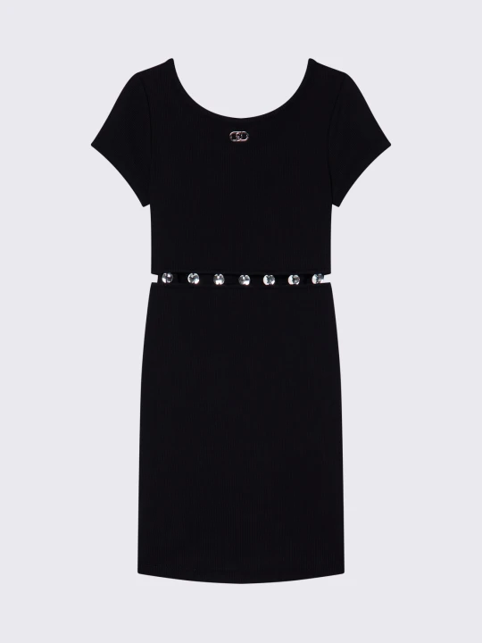 Zdjęcie produktu Liu Jo Dress With Precious Stones czarny