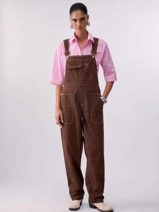 Zdjęcie produktu Liu Jo Dungarees With Maxi-pockets Chocolate