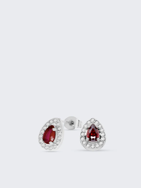 Zdjęcie produktu Liu Jo Earrings With Jewel Stones czerwony