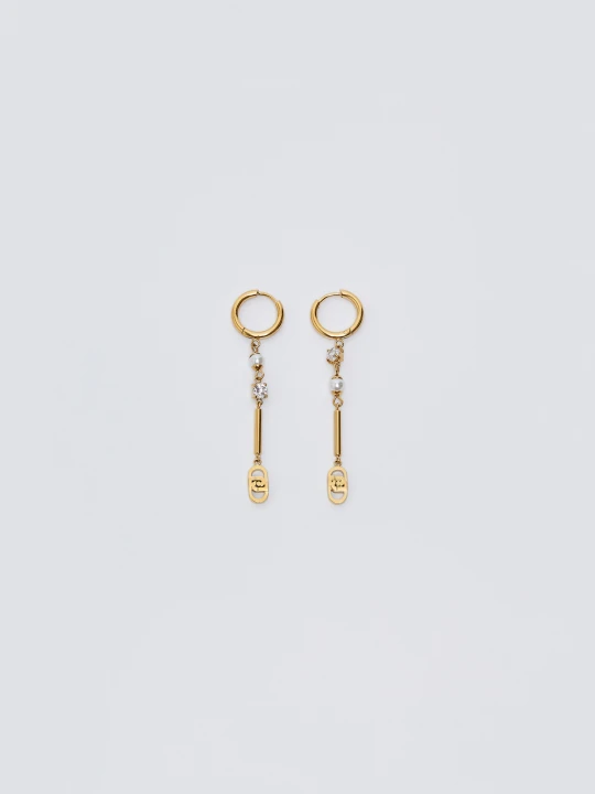 Zdjęcie produktu Liu Jo Earrings With Geometric Details złoty