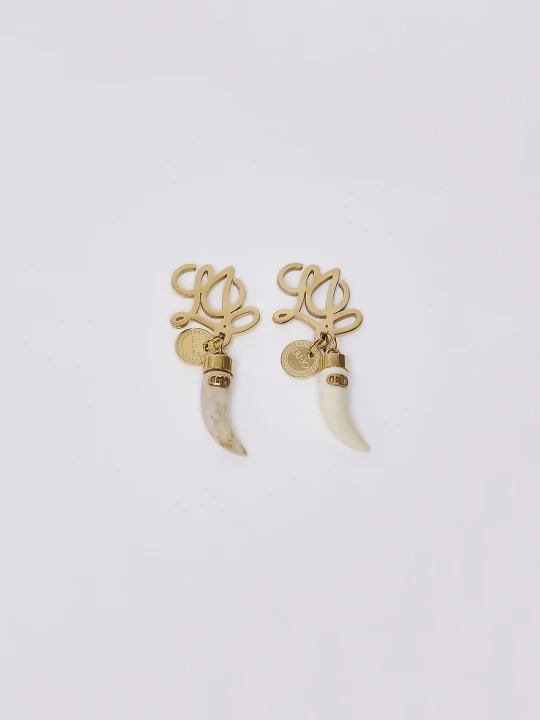 Zdjęcie produktu Liu Jo Earrings With Horn Pendant biały