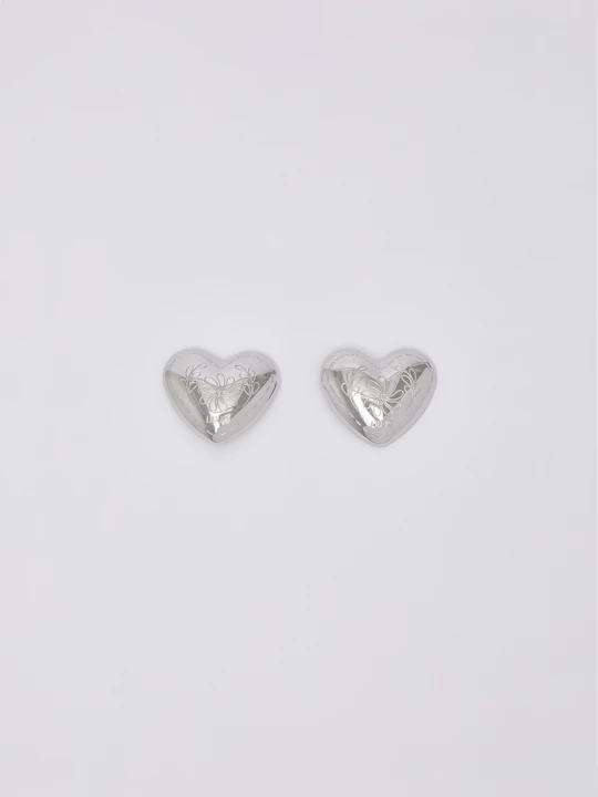 Zdjęcie produktu Liu Jo Earrings With Pattern A Heart srebrny