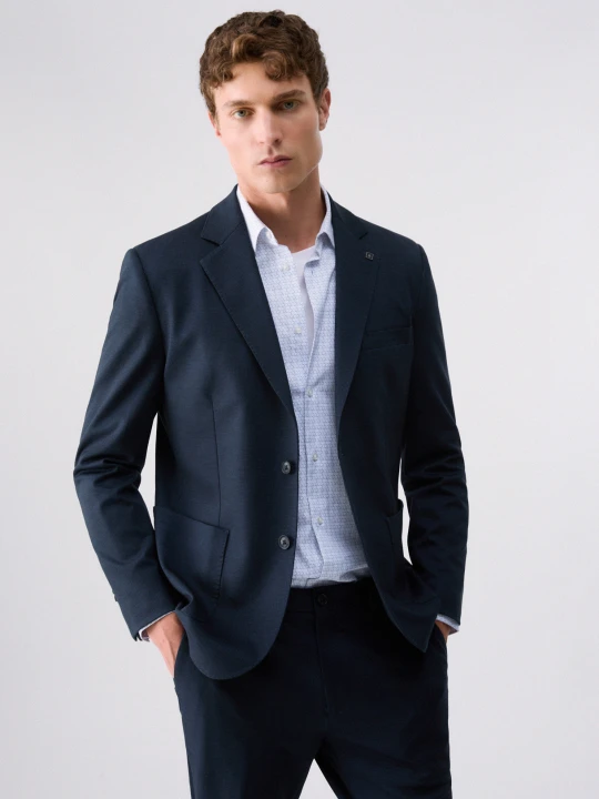 Zdjęcie produktu Liu Jo Elegant Jacket With Pockets Navy Blue