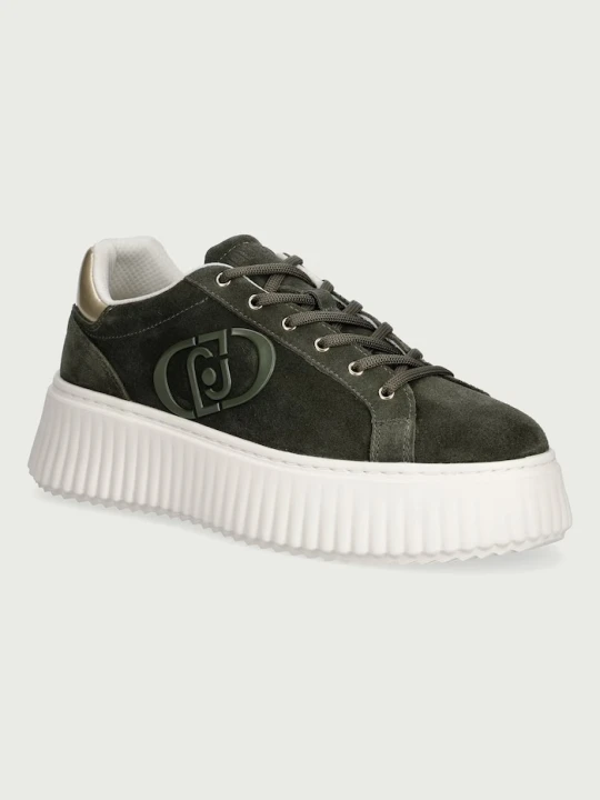 Zdjęcie produktu Liu Jo ELODIE 01 sneakersy damskie zamszowe zielony