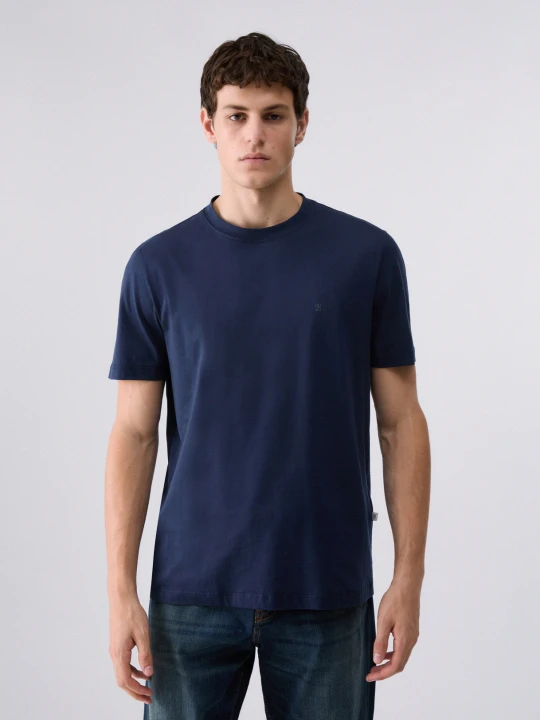 Zdjęcie produktu Liu Jo Embroidered Logo T-shirt Navy Blue