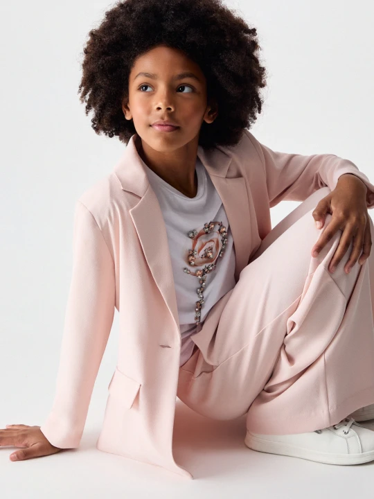 Zdjęcie produktu Liu Jo Envers Satin Palazzo Trousers